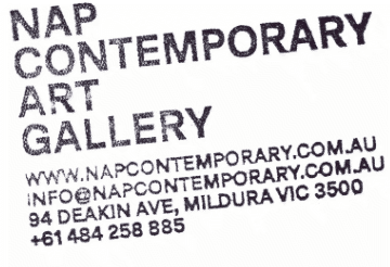 NAP Contemporary Art Gallery Stamp